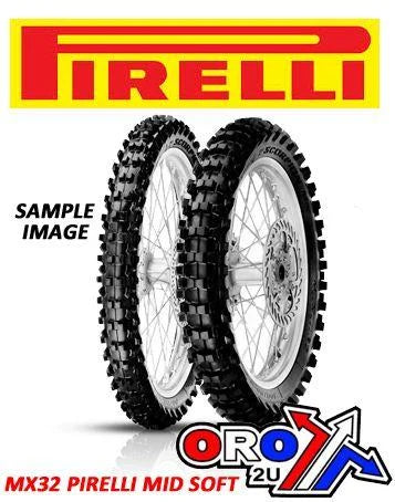12-80/100 MX32 MID SOFT, PIRELLI TYRE 3842300