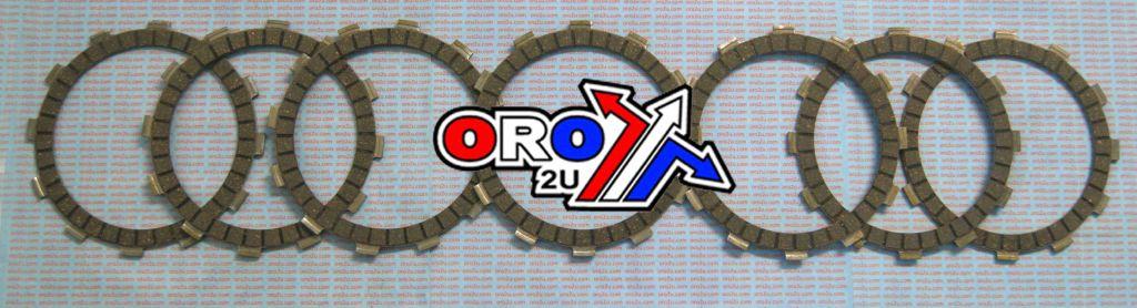 CLUTCH FRICTION PLATE SET/7 [CK1170], MX-03559C CR250 CR500 XR600 22201-KA4-712, 22201-KZ3-730
