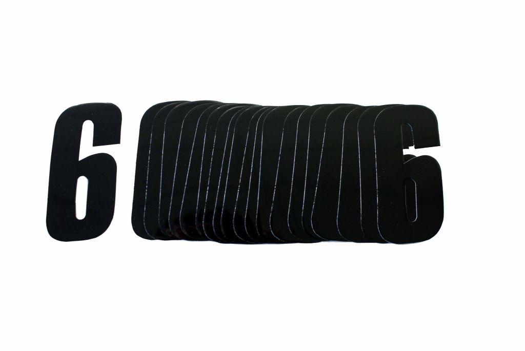 6/9 BLACK 4.5inc 11cm PK20