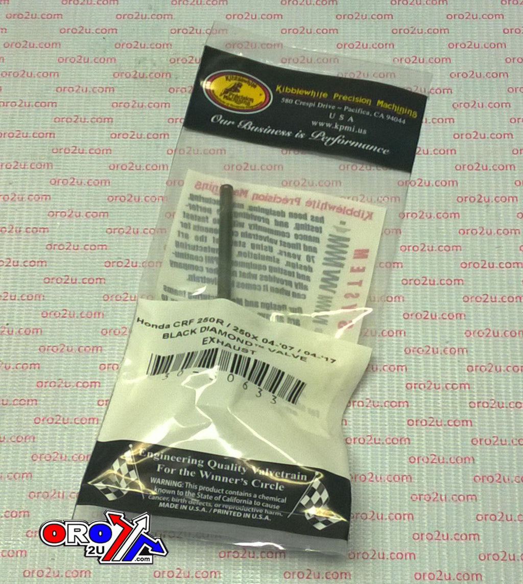 VALVE EXHAUST CRF250 04-07, KIBBLEWHITE 30-30633, CRF250X 04-09