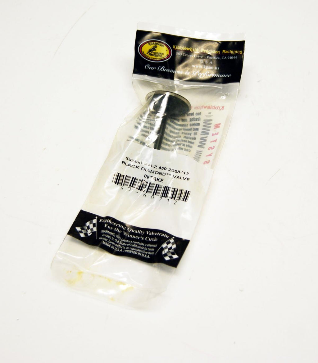 VALVE INTAKE RMZ450 08-15, KIBBLEWHITE 60-60712, 12911-28H00 SUZUKI RM-Z450
