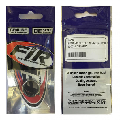 BEARING NEEDLE 18x24x12 HK1812, 40-3031, TA1812Z, 92046-1271 EACH, / 93315-21813