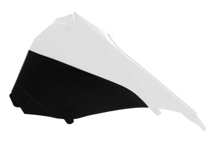13-15 KTM SX/SXF LEFT AIRBOX & PANEL, WHITE/BLACK RTECH, R-FIKTMBNSX13 75-0307