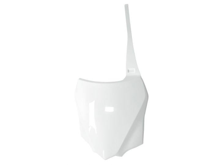 FRONT PLATE 14-25 KX85/100/112 WHITE, RTECH R-TBKX0BN0014