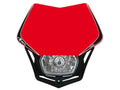 V-FACE HEADLIGHT CR RD/BK, RTECH R-MASKRSNR008