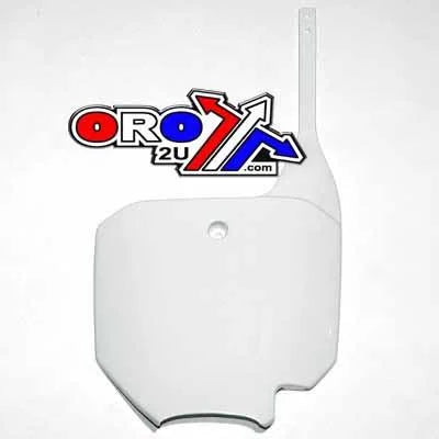 FRONT PLATE 93-12 YZ80/85 WE, UFO 2874-046 WHITE