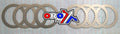 CLUTCH PLATE STEEL SET/8 YZF250, PSYCHIC MX-03568S