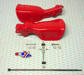 HANDGUARDS ATV HONDA RED