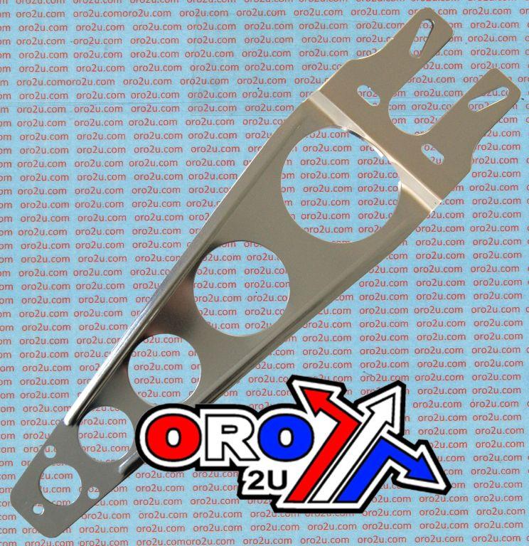 FRONT FENDER STAY BRACE SILVER ALLOY