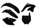 PLASTIC KIT/5 06-08 KXF450 BLK, RTECH R-KITKXF-NR0-506