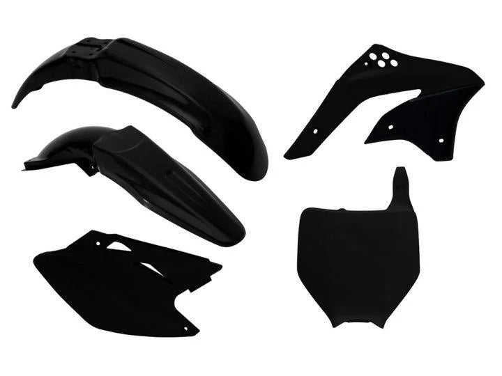 PLASTIC KIT/5 06-08 KXF450 BLK, RTECH R-KITKXF-NR0-506
