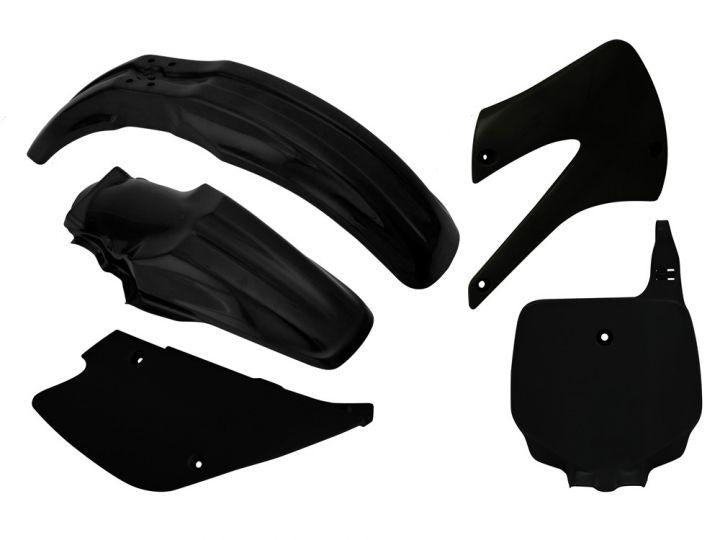 PLASTIC KIT/5 98-13 KX85 BLACK, RTECH R-KITKX0-NR0-507