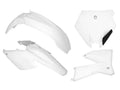 PLASTIC KIT/4 KTM SX EXC WHITE RTECH R-KITKTM-BN0-504