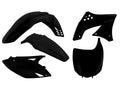 PLASTIC KIT/5 09-11 KXF450, BLACK RTECH R-KITKXF-NR0-510