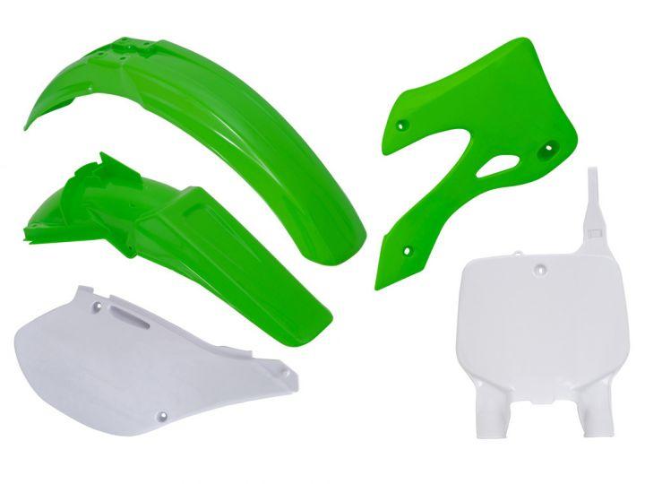 PLASTIC KIT/5 99-02 KX125/250, OEM RTECH R-KITKX0-OEM-501