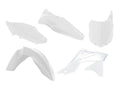 PLASTIC KIT/5 13-16 KX250F, WHITE RTECH R-KITKXF-BN0-516