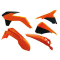 PLASTIC KIT KTM EXC 14-16, RTECH OEM R-KITKTM-OEM-415, VENTED FRONT FENDER, OEM 2014