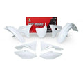 PLASTIC KIT 6PCS WE CRF450R 17-18, CRF250R 18, RTECH R-KITCRF-BN0-599, WHITE