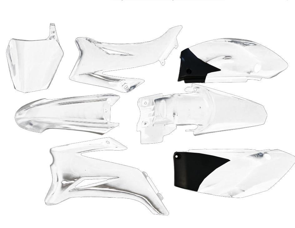 PLASTIC KIT YAMAHA TTR110E, WHITE, HX SJ004WHITE