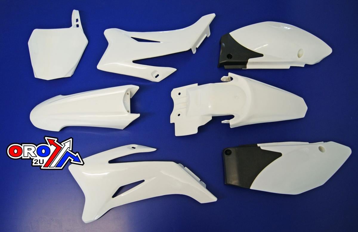 PLASTIC KIT YAMAHA TTR110E, WHITE, HX SJ004WHITE