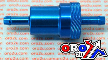 FUEL FILTER ALLOY 1/4 BLUE