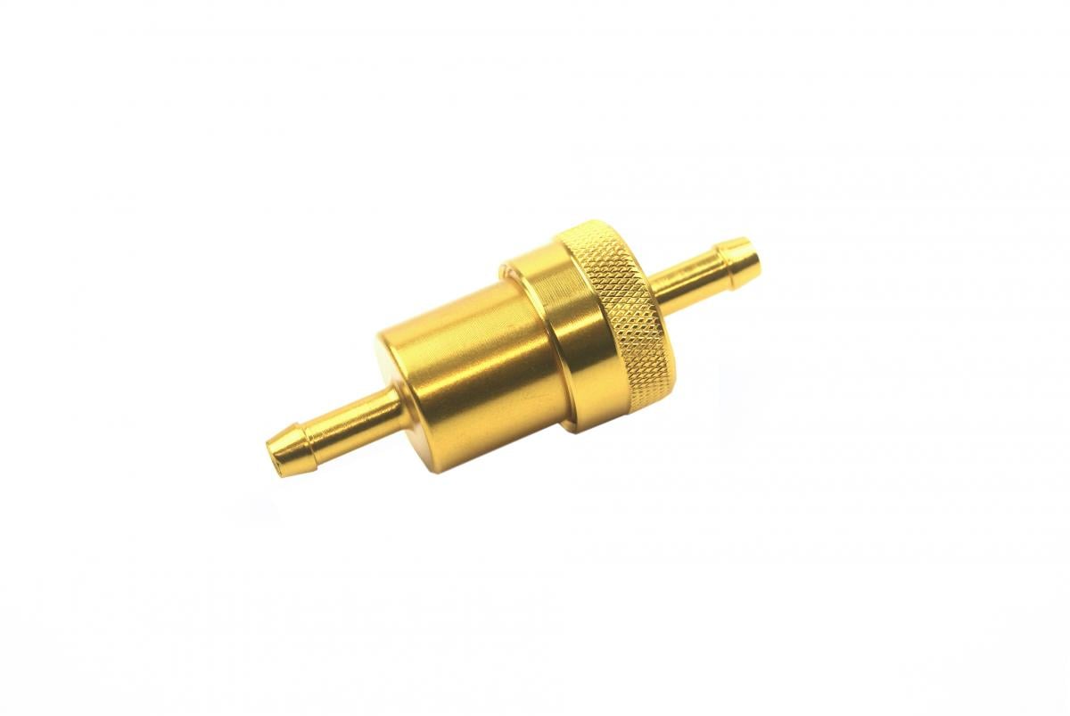 FUEL FILTER ALLOY 1/4 GOLD