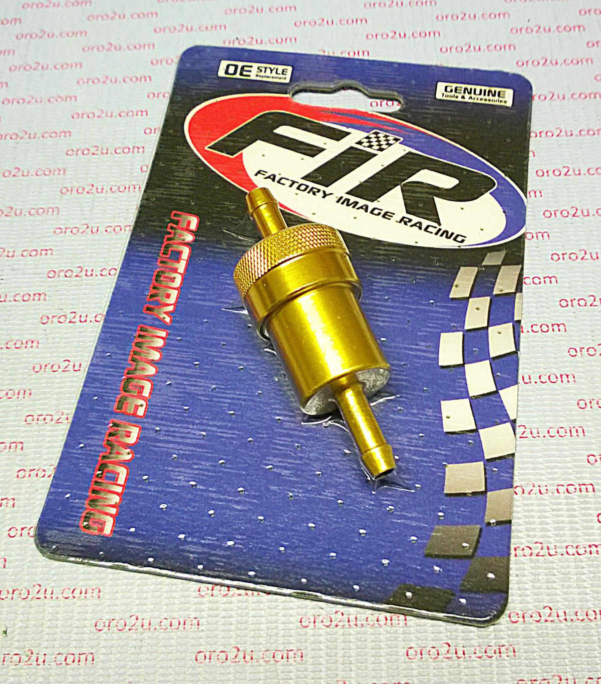 FUEL FILTER ALLOY 1/4 GOLD