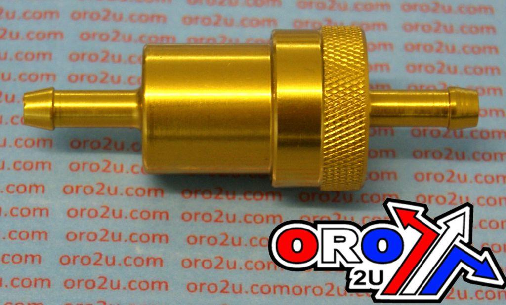 FUEL FILTER ALLOY 1/4 GOLD