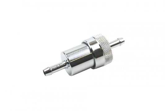 FUEL FILTER ALLOY 1/4 SILVER