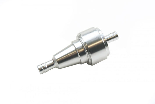 FUEL FILTER ALUM SMALL SILVER FL002-SILVER