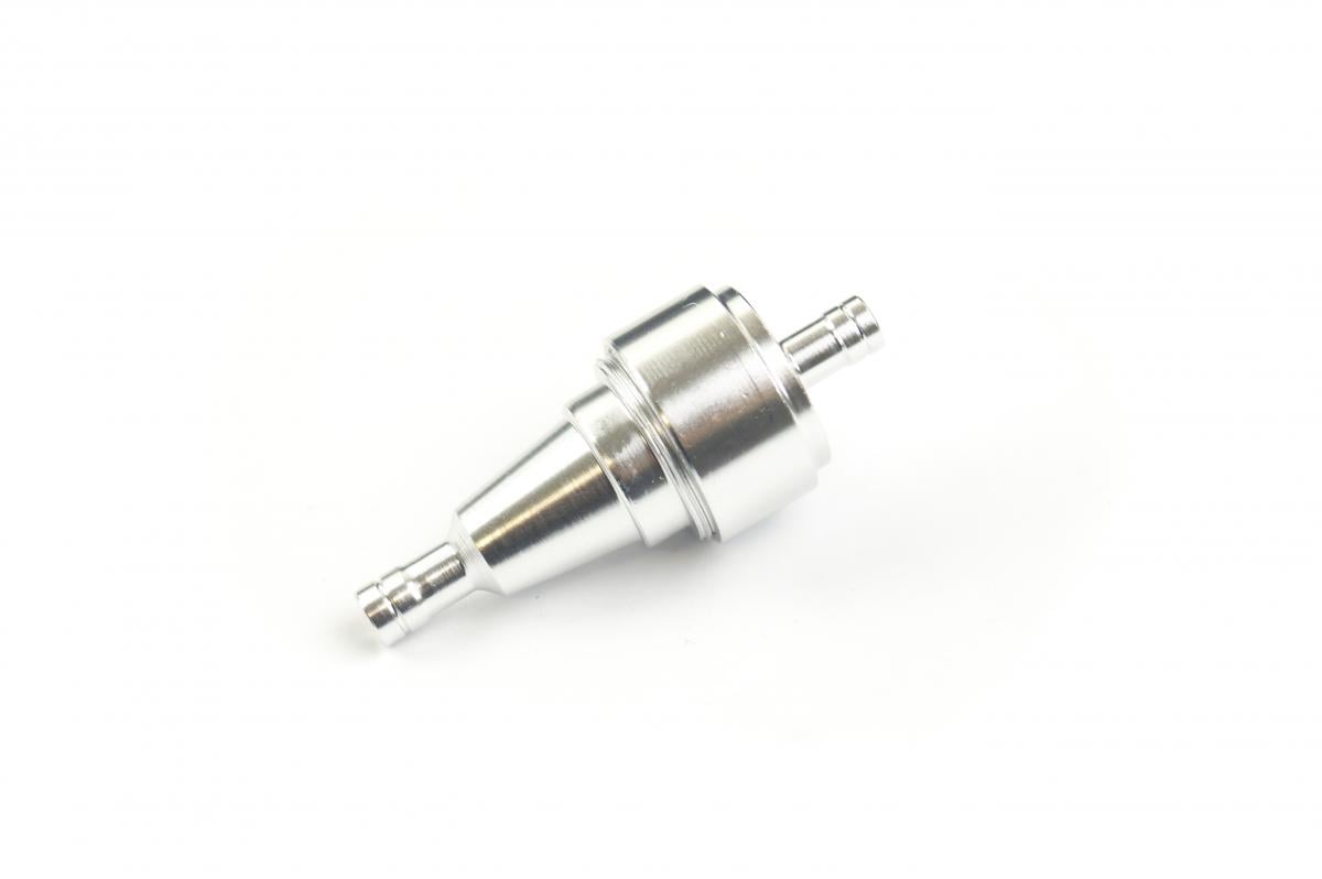 FUEL FILTER ALUM SMALL SILVER FL002-SILVER