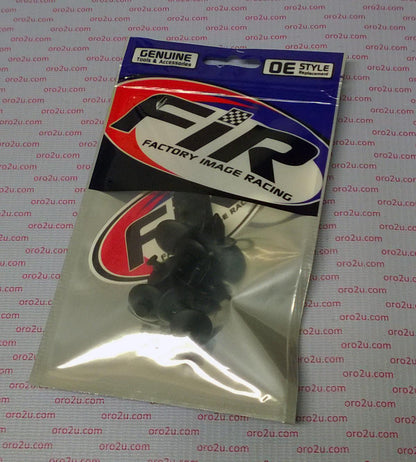 PACK-10 PLASTIC CENTER PUSH FENDER CLIPS RIVETS, 8mm x 20mm x 22mm