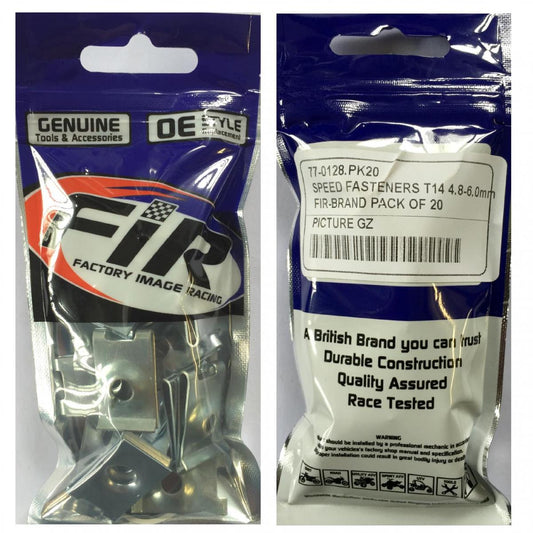 SPEED FASTENERS T14 4.8-6.0mm, PACK OF 20