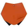 FRONT PLATE 07-12 KTM ORANGE, RTECH R-TBKTMAR0007