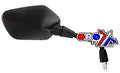 HONDA RIGHT REAR VIEW MIRROR, ROAD, SIFAM MIR9091