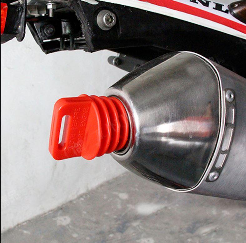 EXHAUST PLUG 34-62mm RED EHB009L-RED