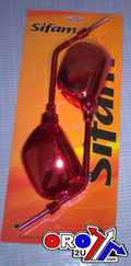 UNIVERSAL CHROME PAIR MIRROR, ROAD, SIFAM MIR9008