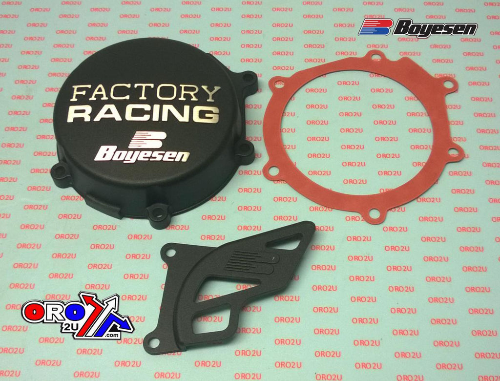 IGNITION COVER 00-05 KX65, 03-05 RM60/65 IGNITION COVER, BOYESEN SC-10CB BLACK