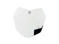 FRONT PLATE 2013-15 KTM SX/SXF, WHITE RTECH R-TBKTMBN0013