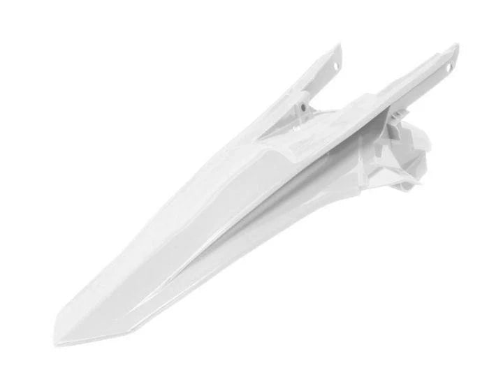 REAR FENDER WHITE 16-18 SX/SXF, RTECH R-PPKTMBN0016
