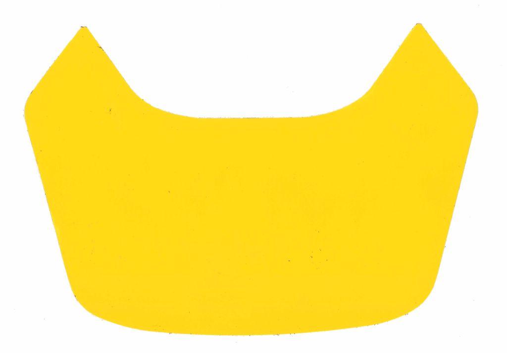 DECAL ELBA-2 THICK YELLOW, HEADLIGHT BACKGROUND