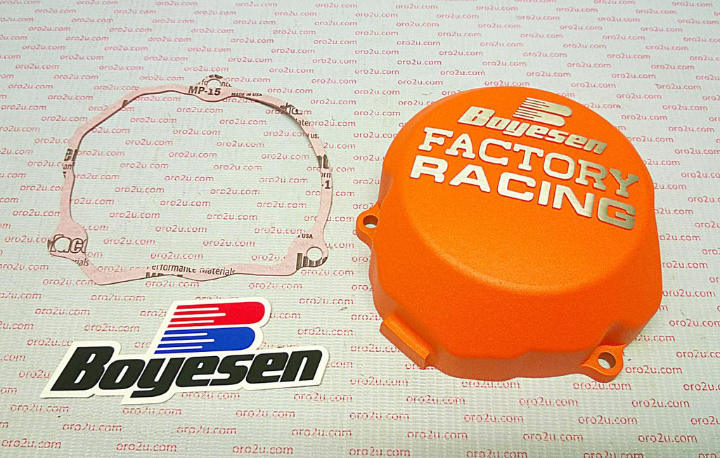 IGNITION COVER 03-17 SX85, BOYESEN SC-46O KTM ORANGE