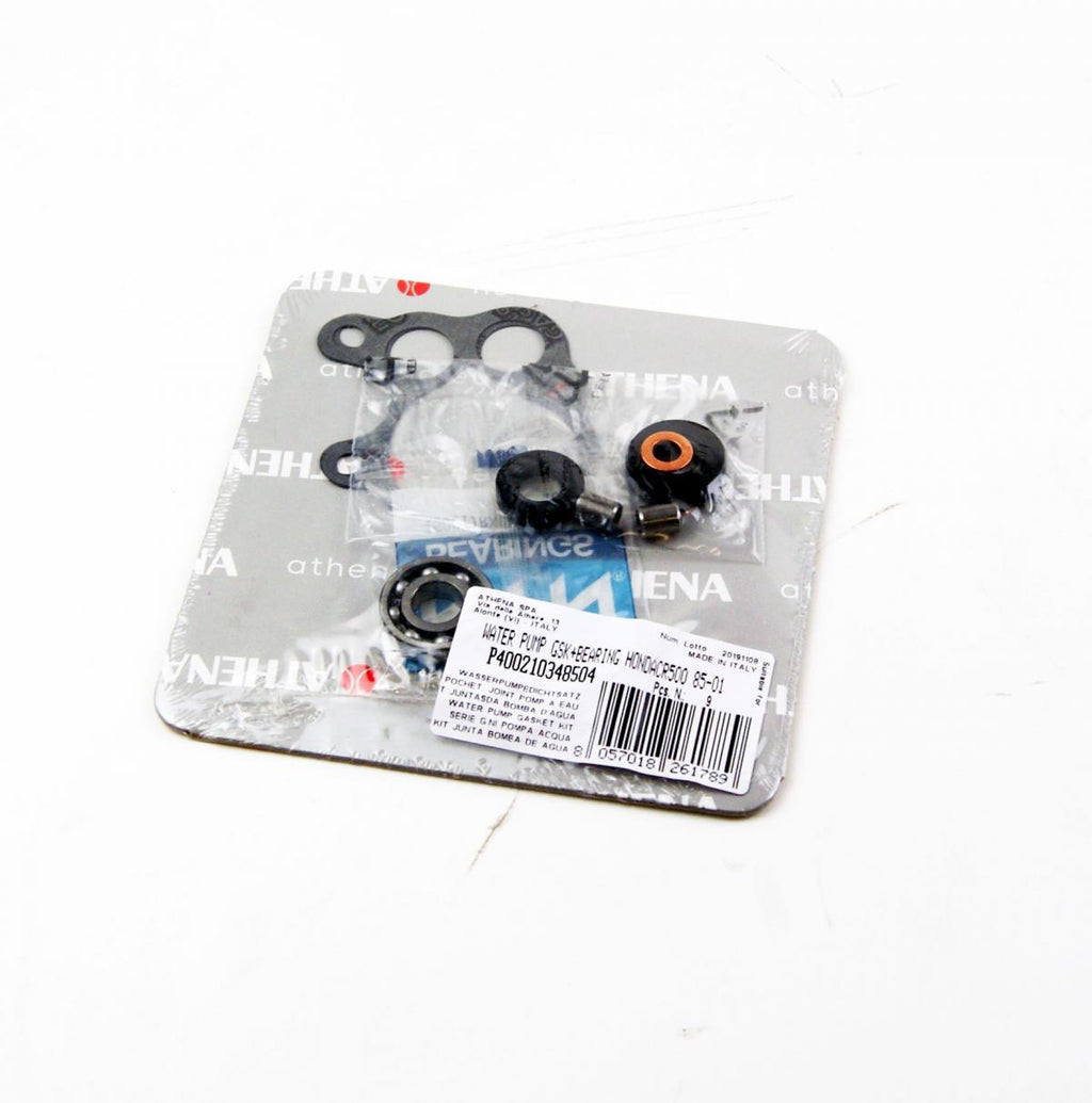 WATER PUMP GASKET KIT CR 500R 85-01, ATHENA P400210348504 HONDA WITH BEARING