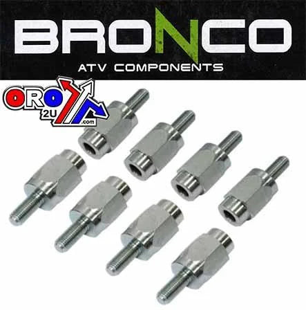 WHEEL SPACERS M10x1.25 SET / 8PCS UNIVERSAL, BRONCO AT-06510