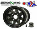 RIM STEEL WHEEL 12x7 4/110, BRONCO AC-06343BK OFFSET 5+2, With end cap and TR412 valve