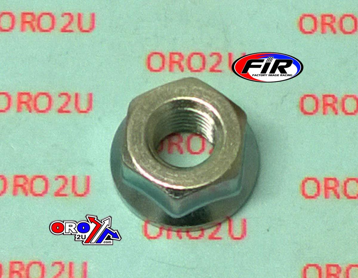 LUG NUT M10x1.25 FLAT OPEN, LUG4 STEEL OEM OPEN END