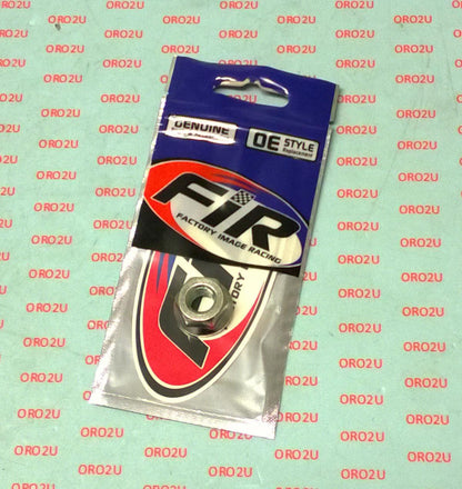 LUG NUT M10x1.25 FLAT OPEN, LUG4 STEEL OEM OPEN END