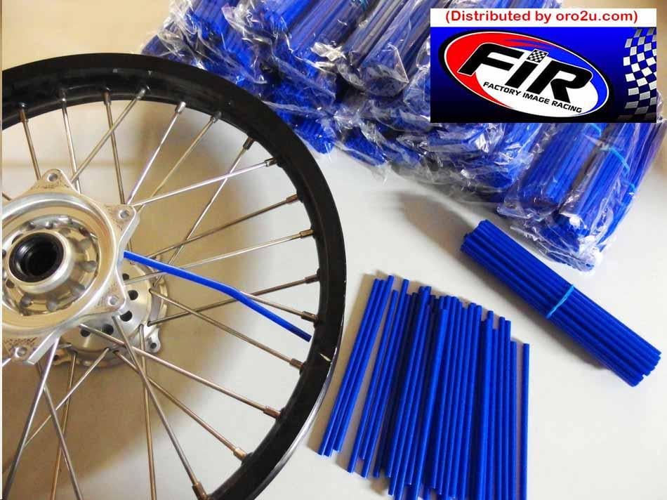 SPOKE SKIN SET 8.5 & 7.5 BLK, SS-101, 76 PCS, BLACK