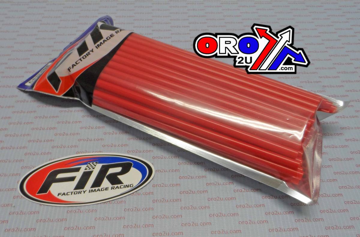 SPOKE SKIN SET 8.5 & 7.5 RED, SS-101, 76 PCS, RED