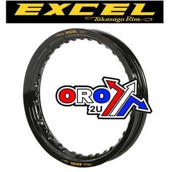RIM 185-19 EXCEL 36 HOLE BLACK, GDK406 anodized aluminum, ERGDK406